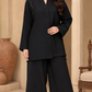 Noir Elegance – Embellished Black 2-Piece Suit