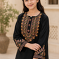 Black Embroidered 2-Piece Suit