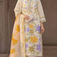 Pastel Bloom Embroidered 3-Piece Lawn Suit – Cream, Lavender & Mustard