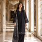Black Embroidered 3-Piece Lawn Suit