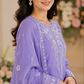 Embroidered Lawn 3-Piece Suit with Printed Dupatta