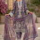 Slate Grey Floral Printed Lawn 3-Piece Suit with Printed Dupatta